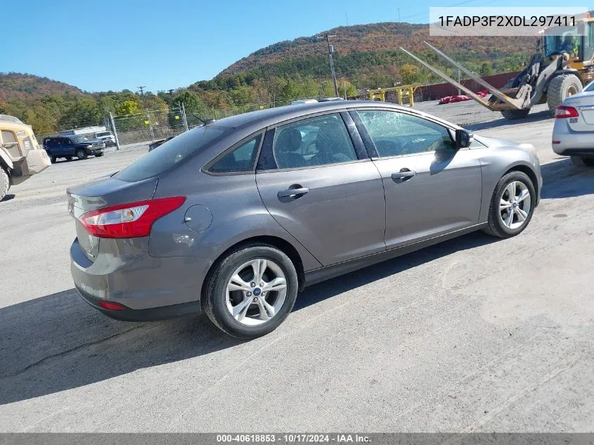 2013 Ford Focus Se VIN: 1FADP3F2XDL297411 Lot: 40618853