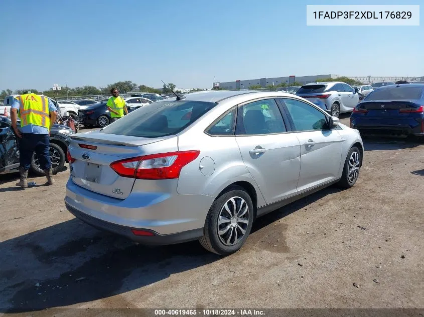 2013 Ford Focus Se VIN: 1FADP3F2XDL176829 Lot: 40619465