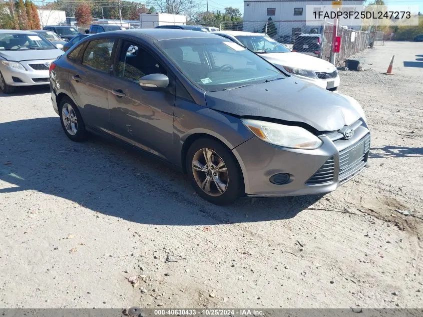 2013 Ford Focus Se VIN: 1FADP3F25DL247273 Lot: 40630433