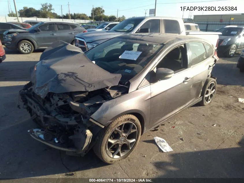 2013 Ford Focus Se VIN: 1FADP3K28DL265384 Lot: 40641774