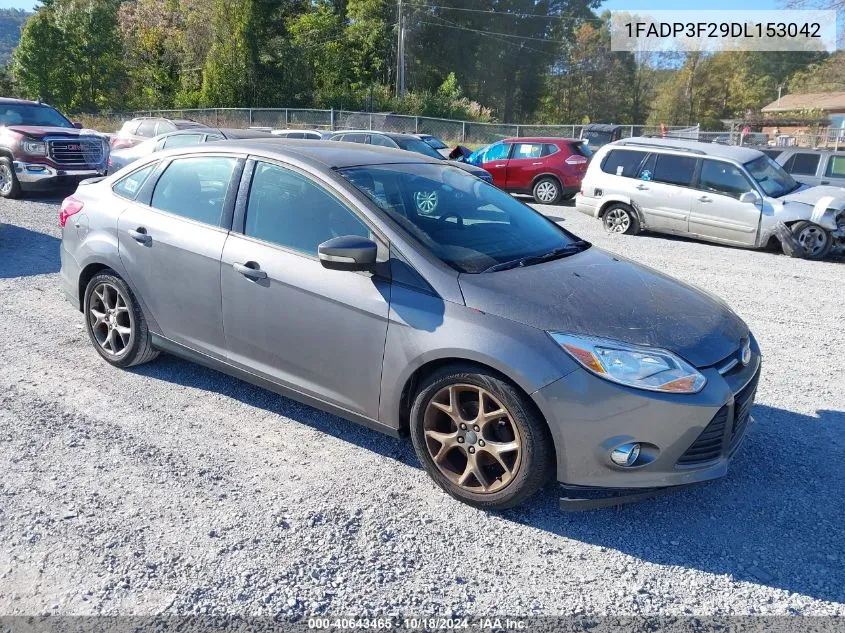 2013 Ford Focus Se VIN: 1FADP3F29DL153042 Lot: 40643465