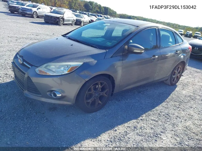 2013 Ford Focus Se VIN: 1FADP3F29DL153042 Lot: 40643465