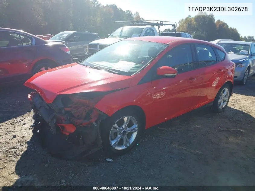 2013 Ford Focus Se VIN: 1FADP3K23DL302678 Lot: 40646997