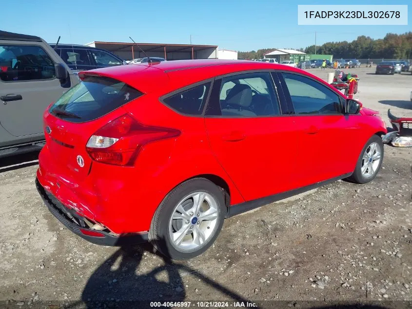 2013 Ford Focus Se VIN: 1FADP3K23DL302678 Lot: 40646997