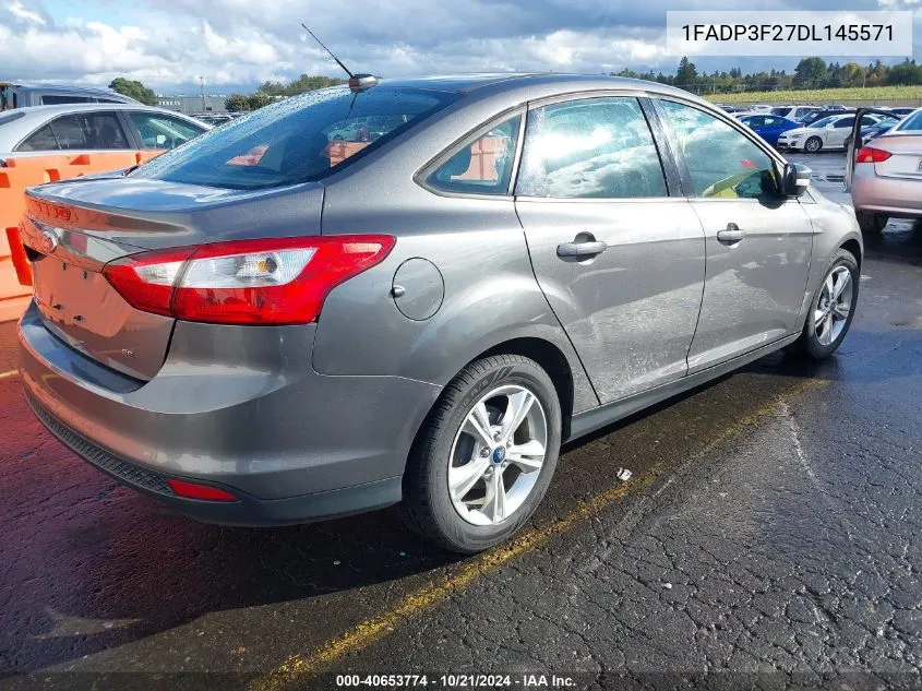 2013 Ford Focus Se VIN: 1FADP3F27DL145571 Lot: 40653774