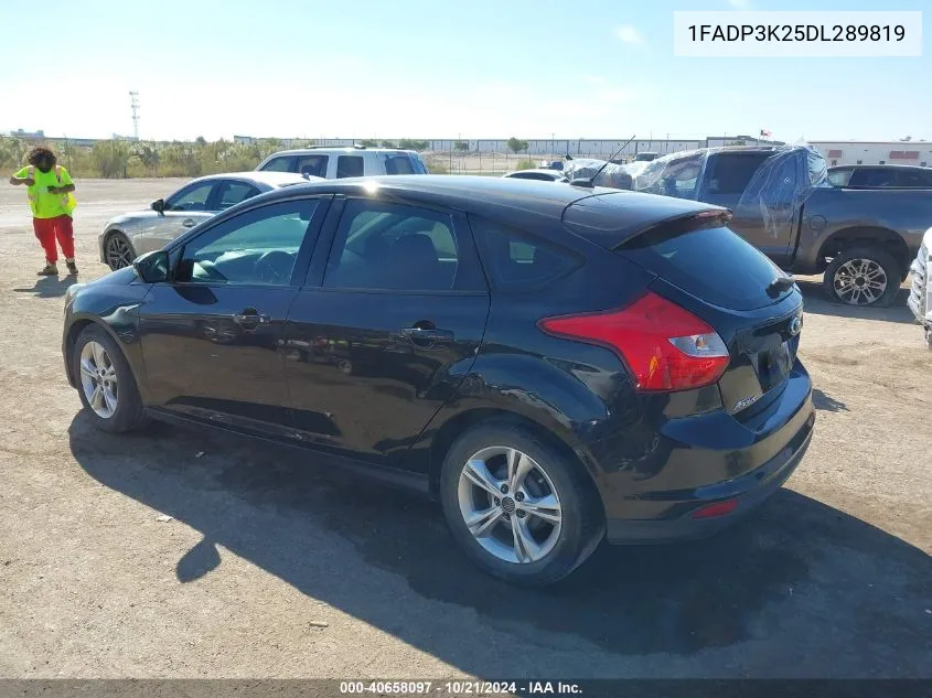 2013 Ford Focus Se VIN: 1FADP3K25DL289819 Lot: 40658097