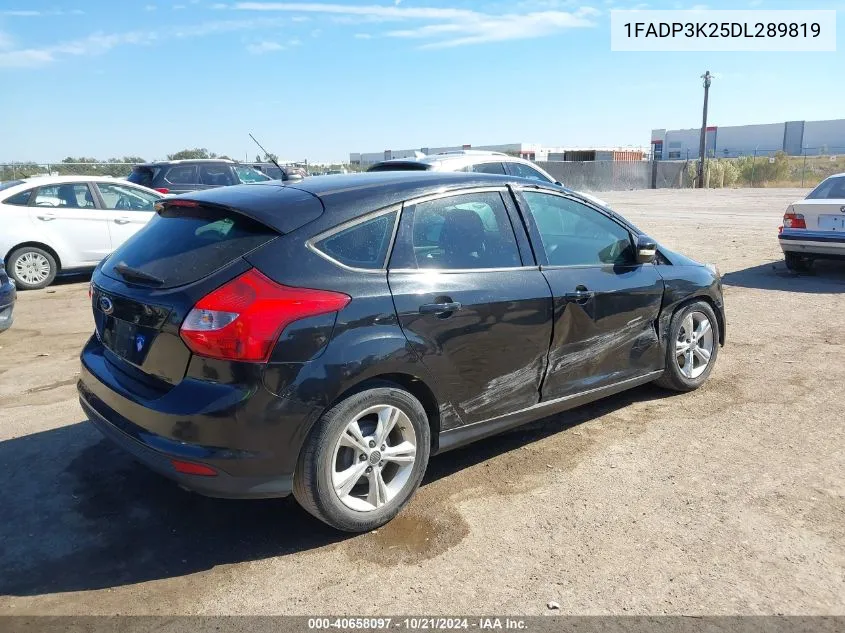 2013 Ford Focus Se VIN: 1FADP3K25DL289819 Lot: 40658097