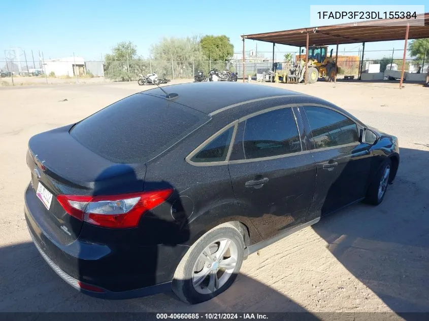 2013 Ford Focus Se VIN: 1FADP3F23DL155384 Lot: 40660685