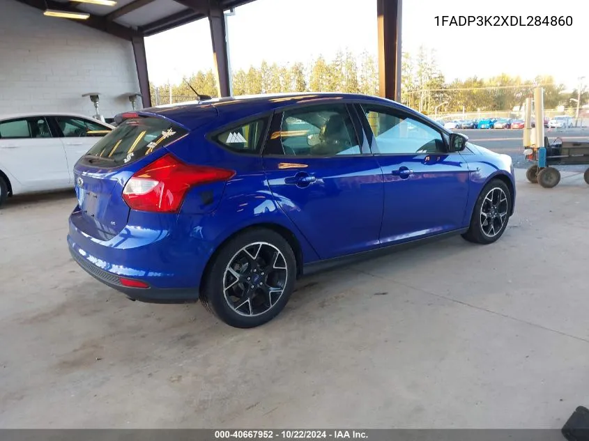 2013 Ford Focus Se VIN: 1FADP3K2XDL284860 Lot: 40667952