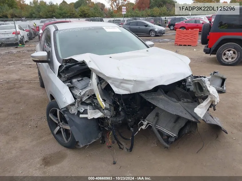 2013 Ford Focus Se VIN: 1FADP3K22DL125296 Lot: 40668983