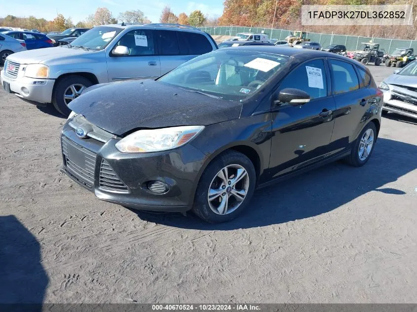 2013 Ford Focus Se VIN: 1FADP3K27DL362852 Lot: 40670524