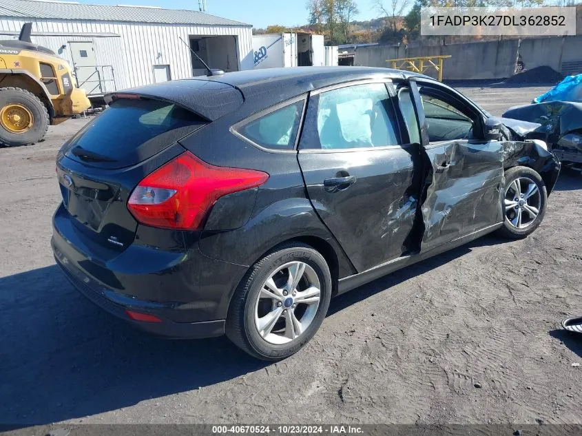 2013 Ford Focus Se VIN: 1FADP3K27DL362852 Lot: 40670524