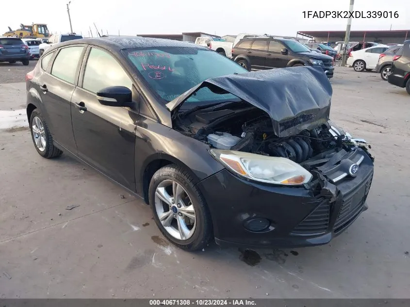 2013 Ford Focus Se VIN: 1FADP3K2XDL339016 Lot: 40671308