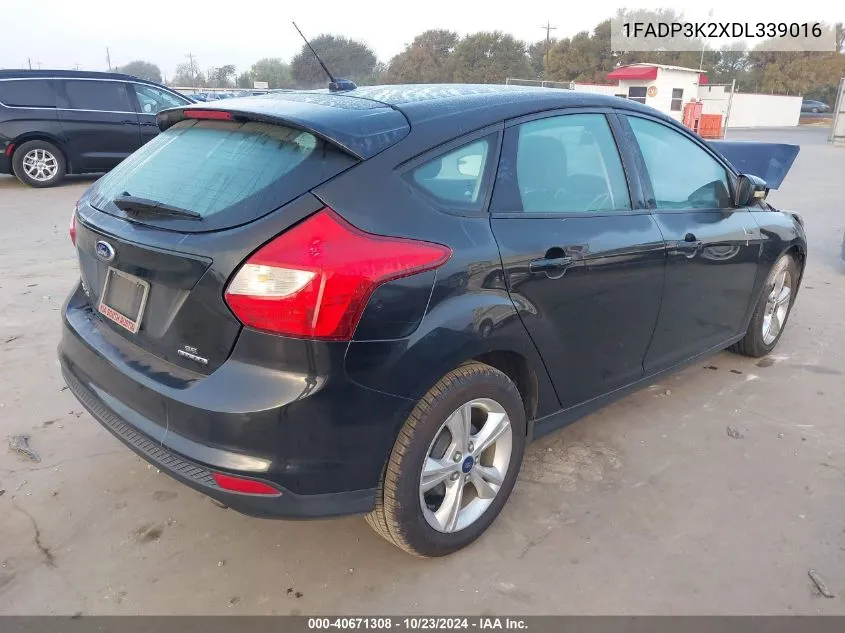 2013 Ford Focus Se VIN: 1FADP3K2XDL339016 Lot: 40671308