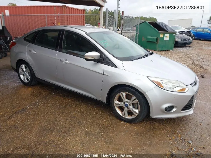 1FADP3F27DL285801 2013 Ford Focus Se