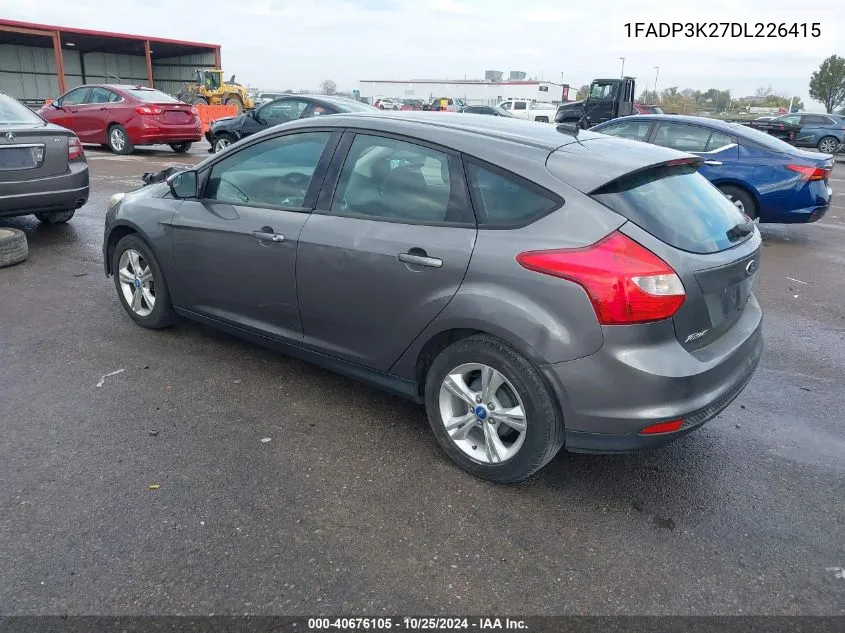 2013 Ford Focus Se VIN: 1FADP3K27DL226415 Lot: 40676105