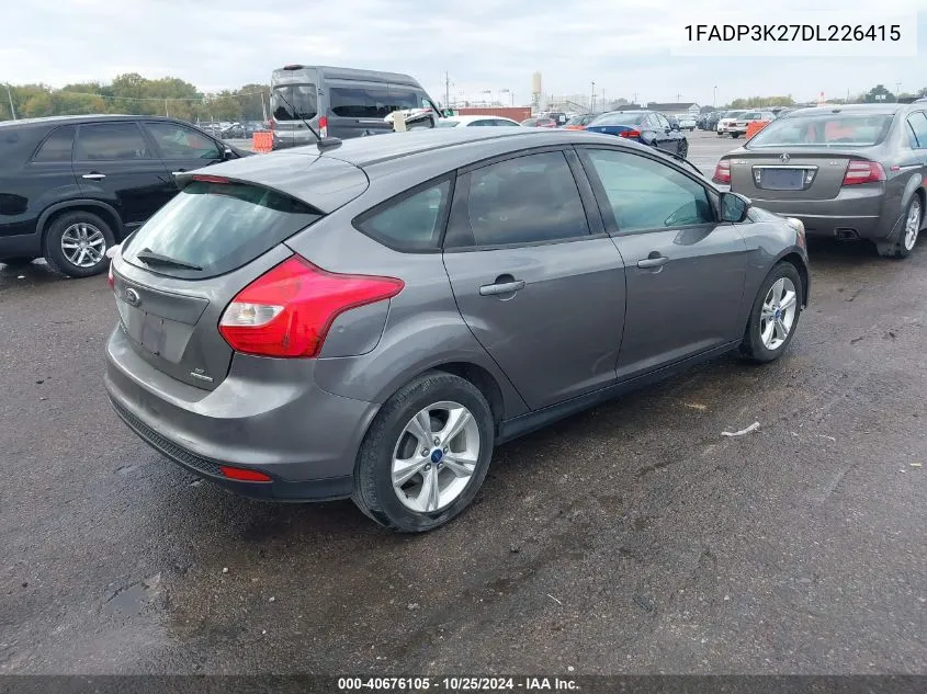 2013 Ford Focus Se VIN: 1FADP3K27DL226415 Lot: 40676105