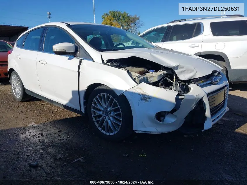 2013 Ford Focus Titanium VIN: 1FADP3N27DL250631 Lot: 40679856