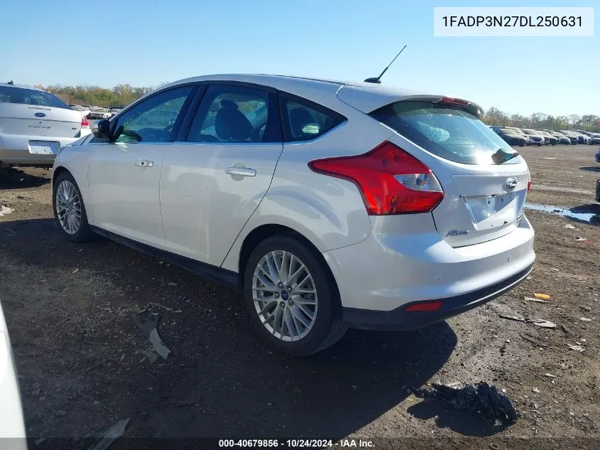 2013 Ford Focus Titanium VIN: 1FADP3N27DL250631 Lot: 40679856