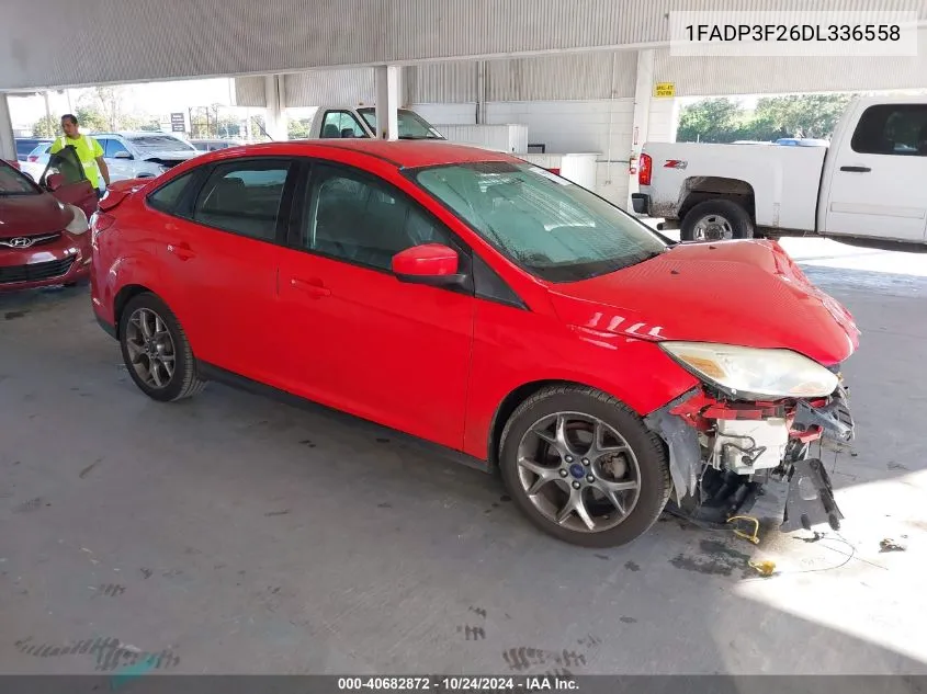 2013 Ford Focus Se VIN: 1FADP3F26DL336558 Lot: 40682872