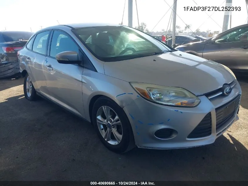 2013 Ford Focus Se VIN: 1FADP3F27DL252393 Lot: 40690665