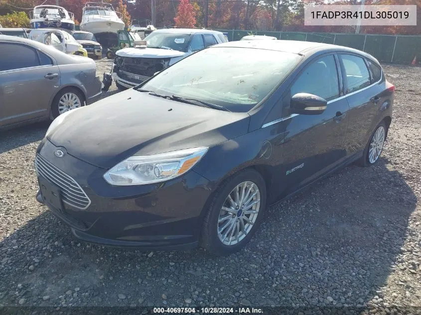 2013 Ford Focus Electric VIN: 1FADP3R41DL305019 Lot: 40697504