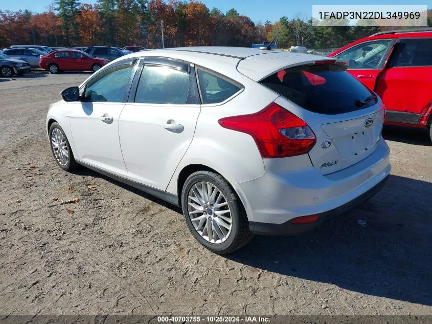 2013 Ford Focus Titanium VIN: 1FADP3N22DL349969 Lot: 40703755