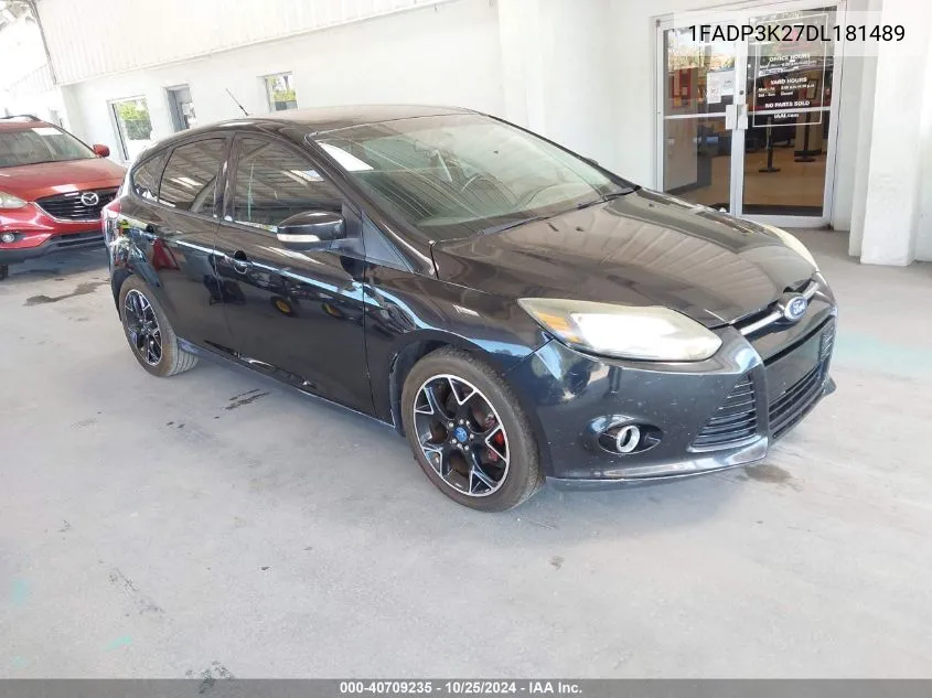 2013 Ford Focus Se VIN: 1FADP3K27DL181489 Lot: 40709235