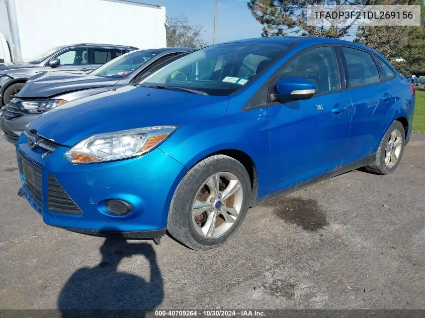 2013 Ford Focus Se VIN: 1FADP3F21DL269156 Lot: 40709264