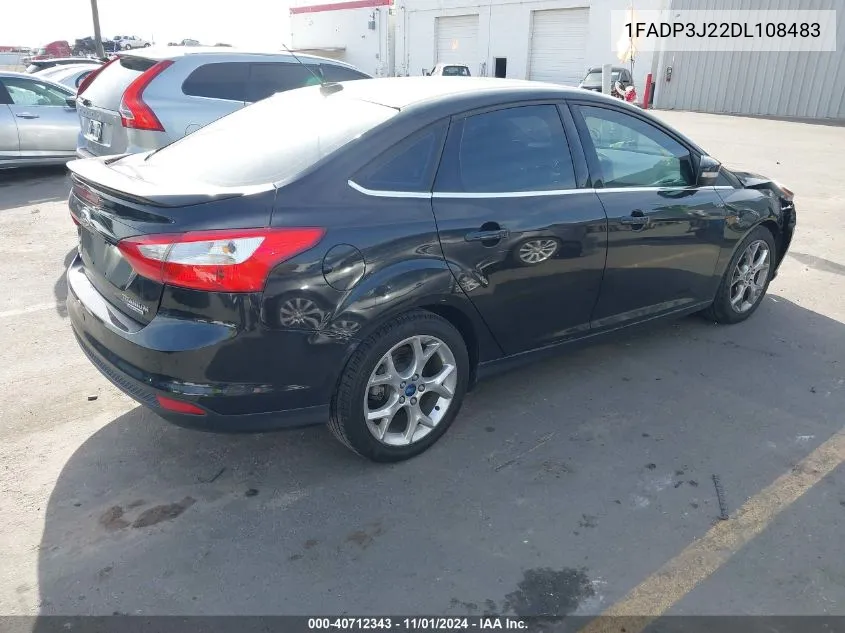 2013 Ford Focus Titanium VIN: 1FADP3J22DL108483 Lot: 40712343