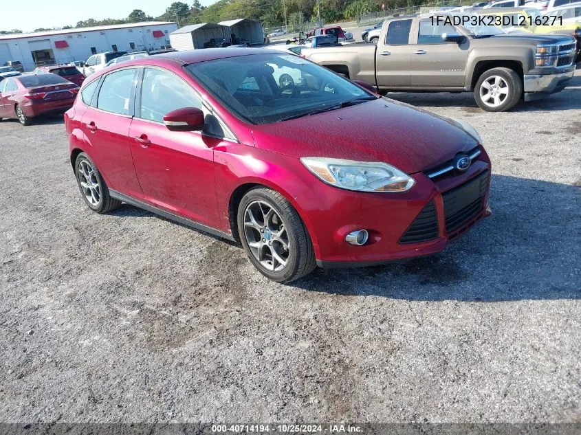 2013 Ford Focus Se VIN: 1FADP3K23DL216271 Lot: 40714194