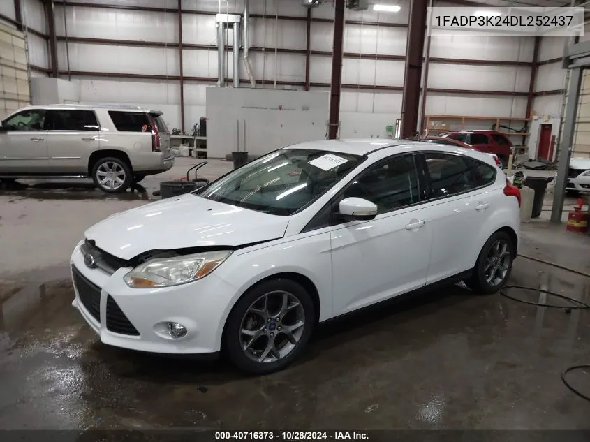 2013 Ford Focus Se VIN: 1FADP3K24DL252437 Lot: 40716373