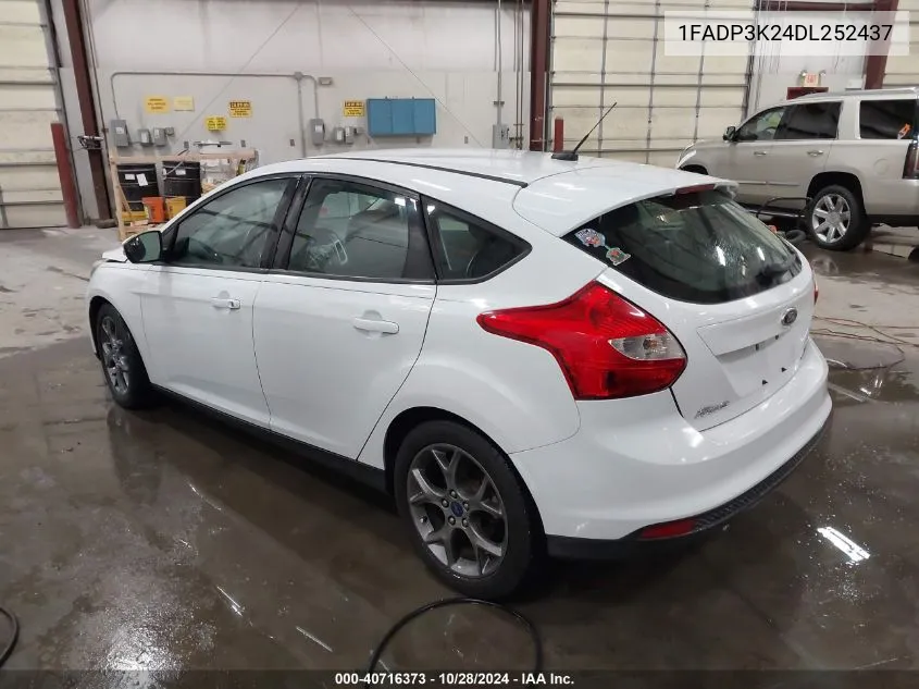 2013 Ford Focus Se VIN: 1FADP3K24DL252437 Lot: 40716373