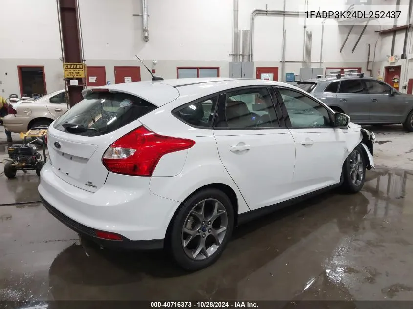 2013 Ford Focus Se VIN: 1FADP3K24DL252437 Lot: 40716373