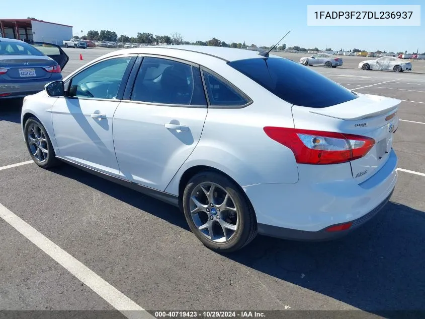 2013 Ford Focus Se VIN: 1FADP3F27DL236937 Lot: 40719423