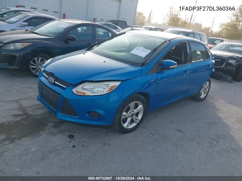 2013 Ford Focus Se VIN: 1FADP3F27DL360366 Lot: 40732607