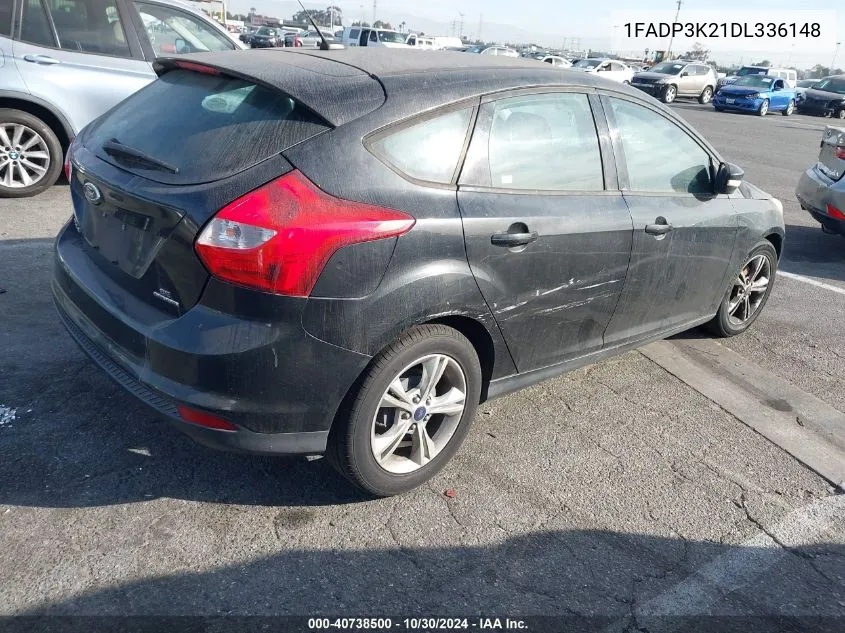 2013 Ford Focus Se VIN: 1FADP3K21DL336148 Lot: 40738500