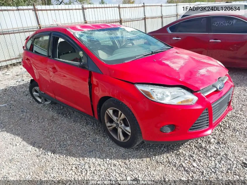 2013 Ford Focus Se VIN: 1FADP3K24DL120634 Lot: 40740515