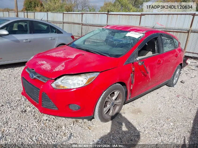 2013 Ford Focus Se VIN: 1FADP3K24DL120634 Lot: 40740515