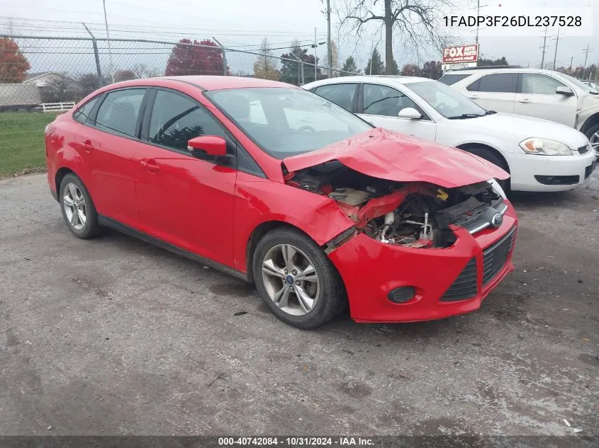 2013 Ford Focus Se VIN: 1FADP3F26DL237528 Lot: 40742084