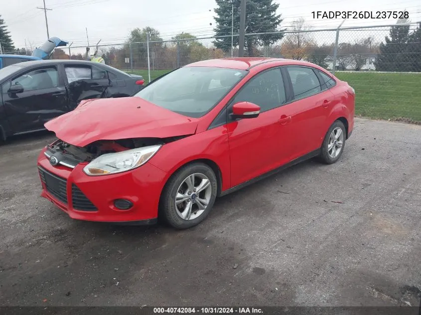 2013 Ford Focus Se VIN: 1FADP3F26DL237528 Lot: 40742084