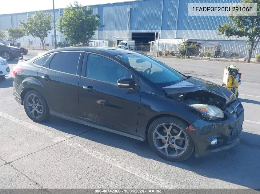 2013 Ford Focus Se VIN: 1FADP3F20DL291066 Lot: 40742366