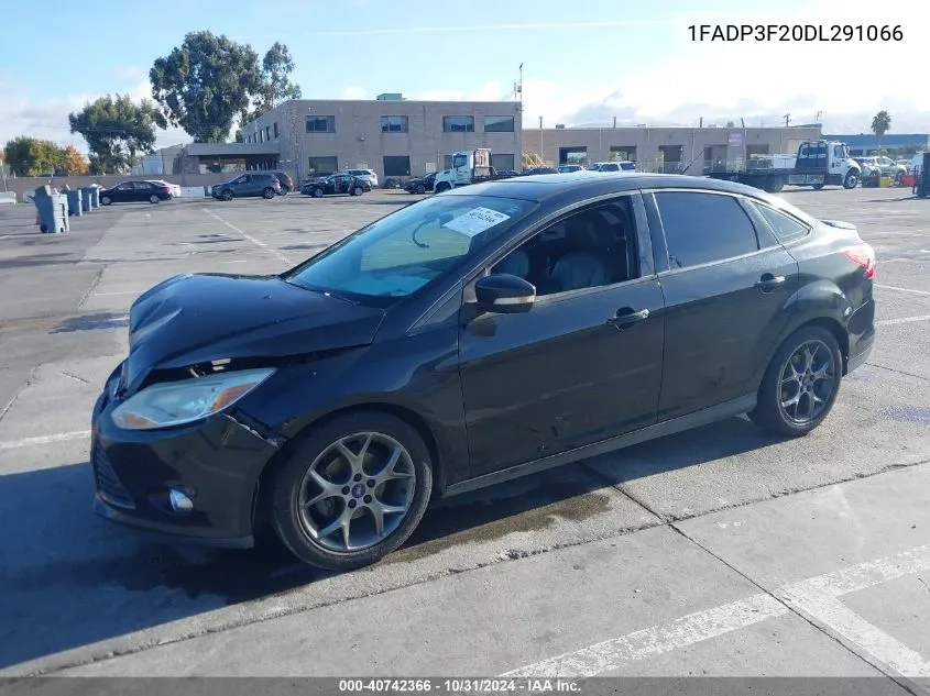 2013 Ford Focus Se VIN: 1FADP3F20DL291066 Lot: 40742366