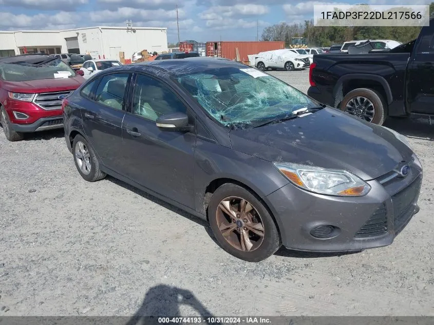 2013 Ford Focus Se VIN: 1FADP3F22DL217566 Lot: 40744193