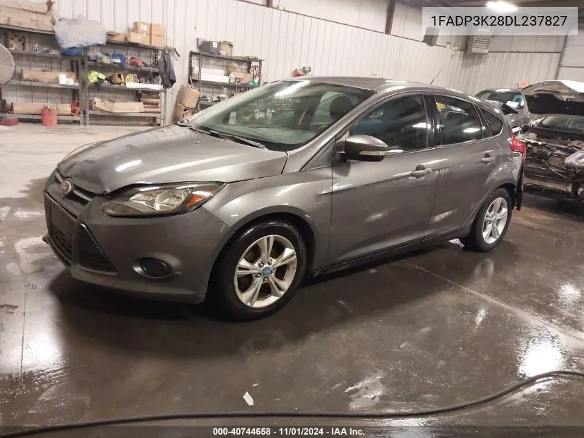 2013 Ford Focus Se VIN: 1FADP3K28DL237827 Lot: 40744658