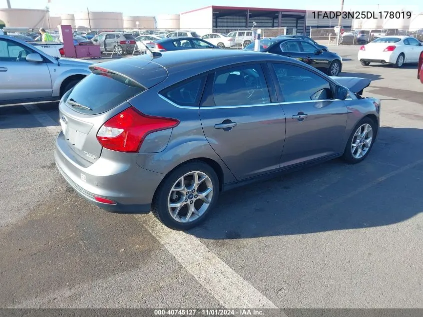 1FADP3N25DL178019 2013 Ford Focus Titanium