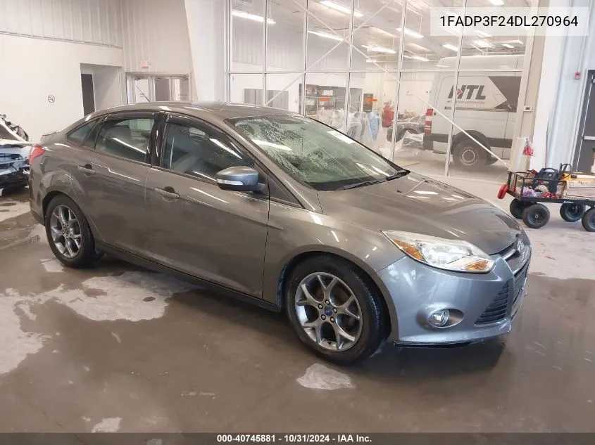 2013 Ford Focus Se VIN: 1FADP3F24DL270964 Lot: 40745881