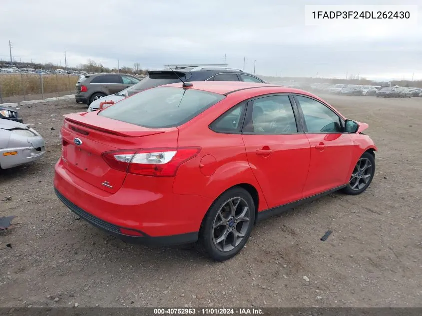 1FADP3F24DL262430 2013 Ford Focus Se