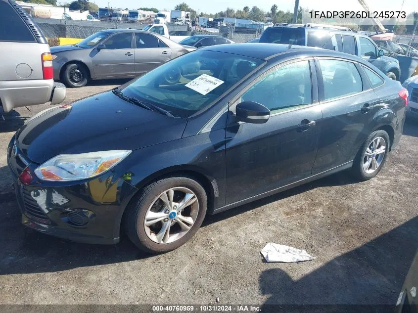 2013 Ford Focus Se VIN: 1FADP3F26DL245273 Lot: 40760959