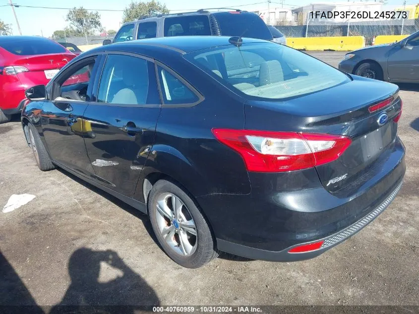 2013 Ford Focus Se VIN: 1FADP3F26DL245273 Lot: 40760959